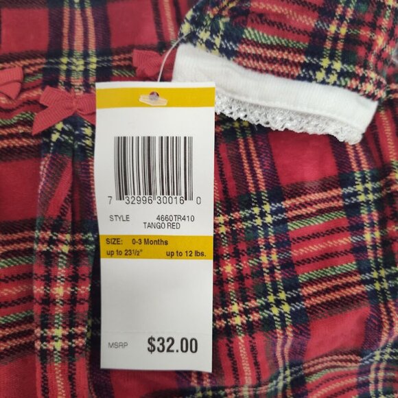 First Impressions Y2K Winter Footed Snap Bottom Winter Outfit 0-3 Months NWTs - Picture 7 of 10